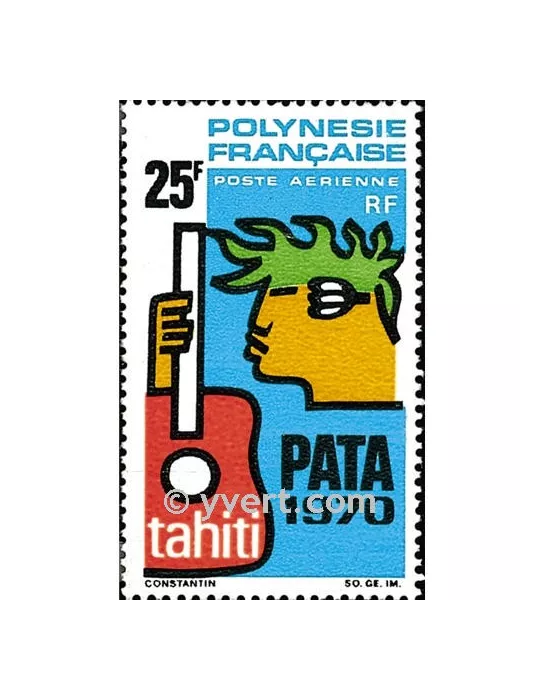 n° 28 - Timbre Polynésie Poste aérienne