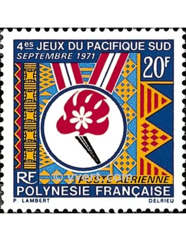 n° 45 - Timbre Polynésie Poste aérienne 2