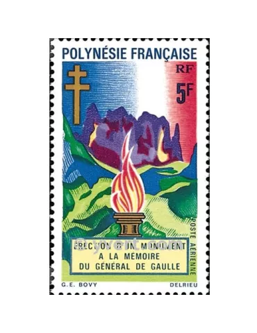 n° 46 - Timbre Polynésie Poste aérienne 2
