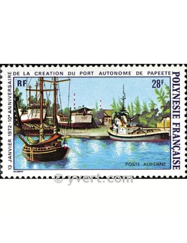 n° 60 - Timbre Polynésie Poste aérienne 2