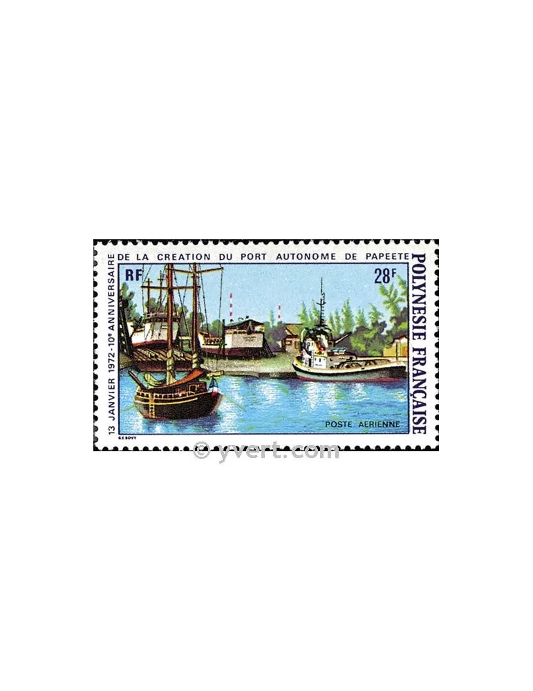 n° 60 - Timbre Polynésie Poste aérienne
