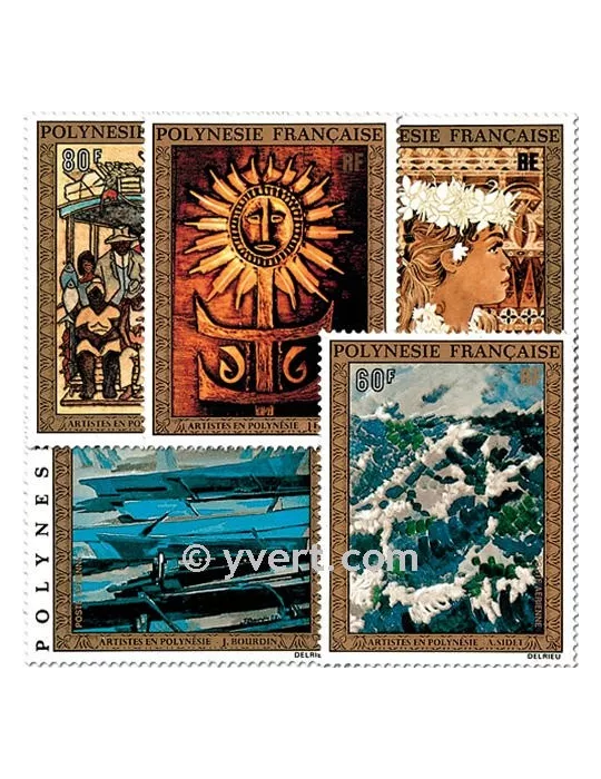 n° 77/81 - Timbre Polynésie Poste aérienne