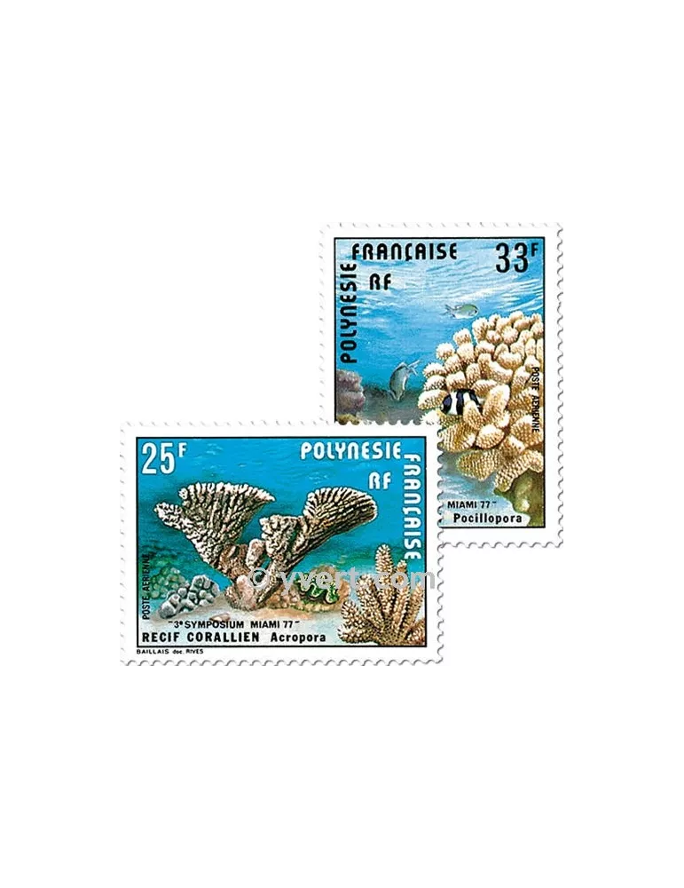 n° 121/122 - Timbre Polynésie Poste aérienne