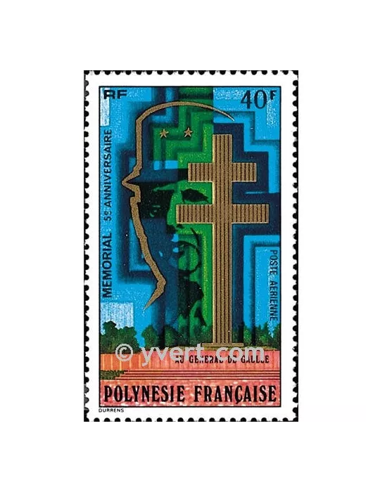 n° 123 - Timbre Polynésie Poste aérienne