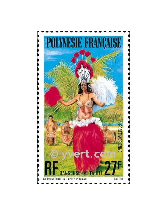 n° 124 - Timbre Polynésie Poste aérienne