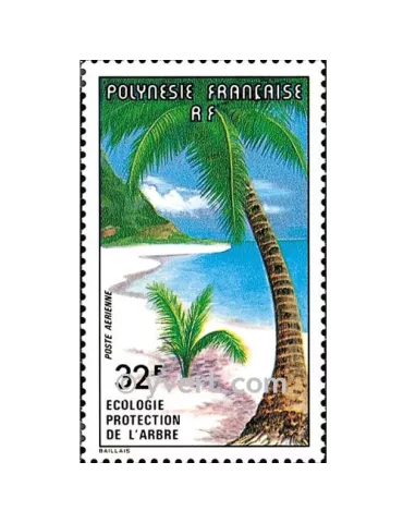 n° 128 - Timbre Polynésie Poste aérienne 2