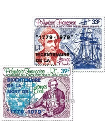 n° 142/143 - Timbre Polynésie Poste aérienne 2