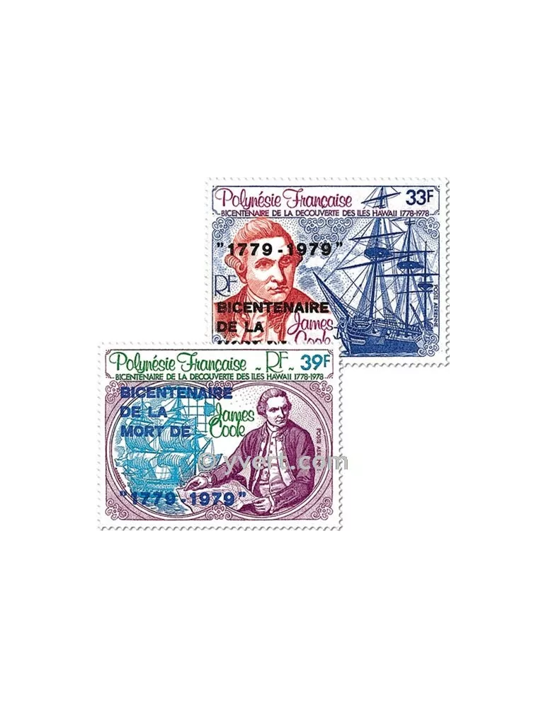 n° 142/143 - Timbre Polynésie Poste aérienne