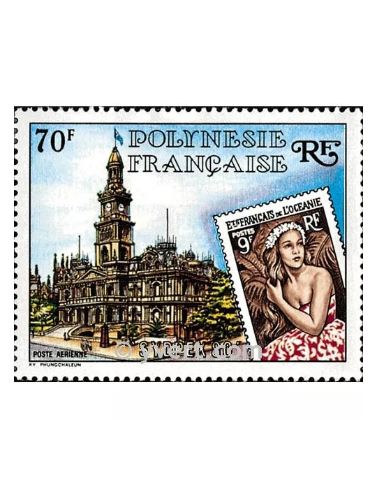 n° 155 - Timbre Polynésie Poste aérienne