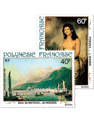 n° 163/166 - Timbre Polynésie Poste aérienne 2