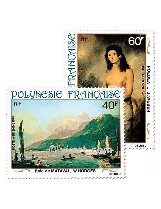 n° 163/166 - Timbre Polynésie Poste aérienne