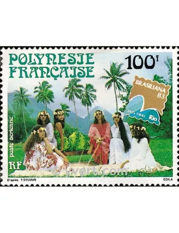 n° 176 - Timbre Polynésie Poste aérienne 2