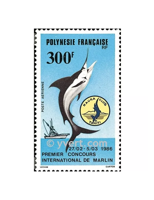 n° 190 - Timbre Polynésie Poste aérienne