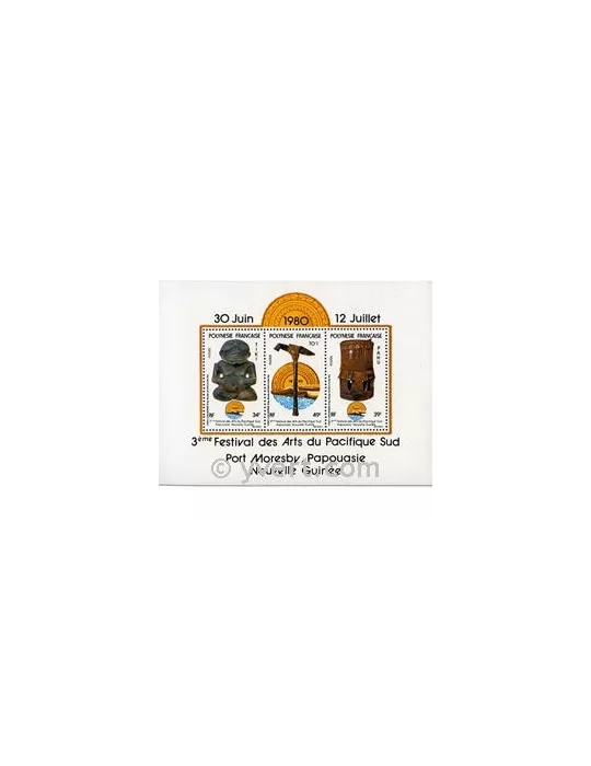 n° 5 - Timbre Polynésie Bloc et feuillets