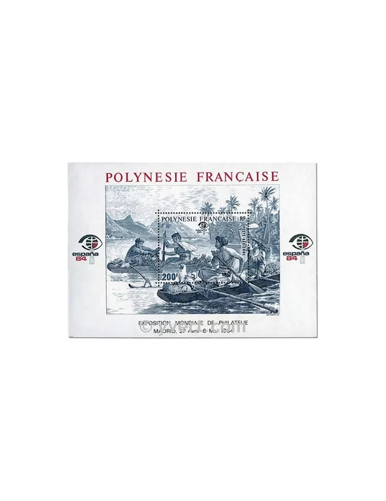 n° 9 - Timbre Polynésie Bloc et feuillets