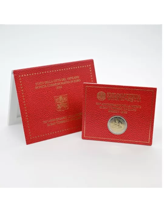 BU : 2 EURO COMMEMORATIVE 2024 : VATICAN (750 ans de la Mort de St Thomas d´Aquin