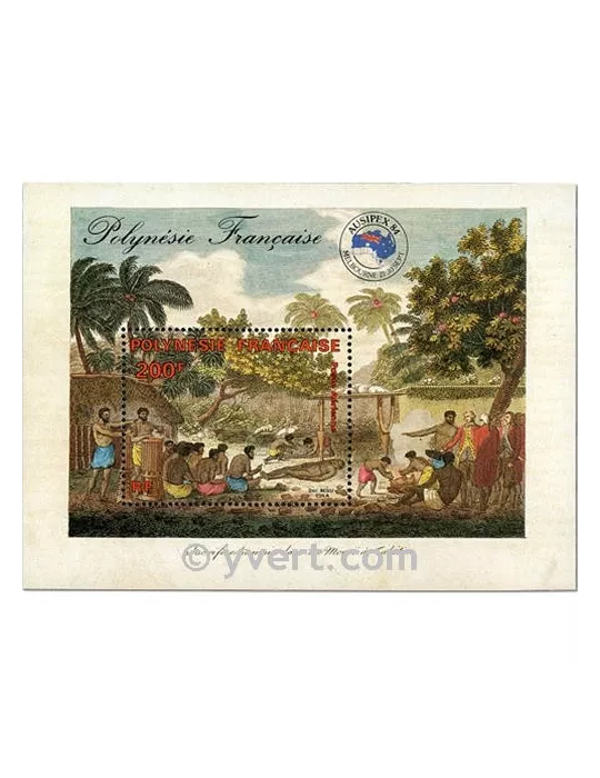 n° 10 - Timbre Polynésie Bloc et feuillets