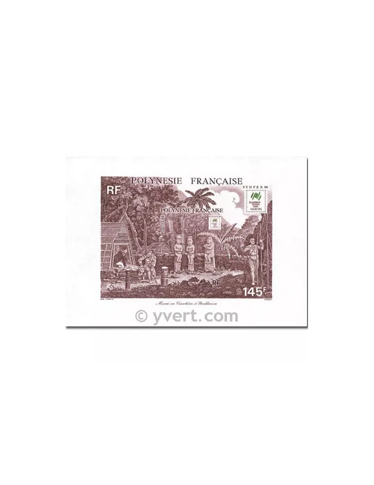 n° 14 - Timbre Polynésie Bloc et feuillets