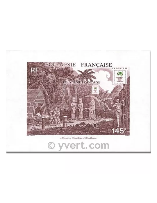 n° 14 - Timbre Polynésie Bloc et feuillets