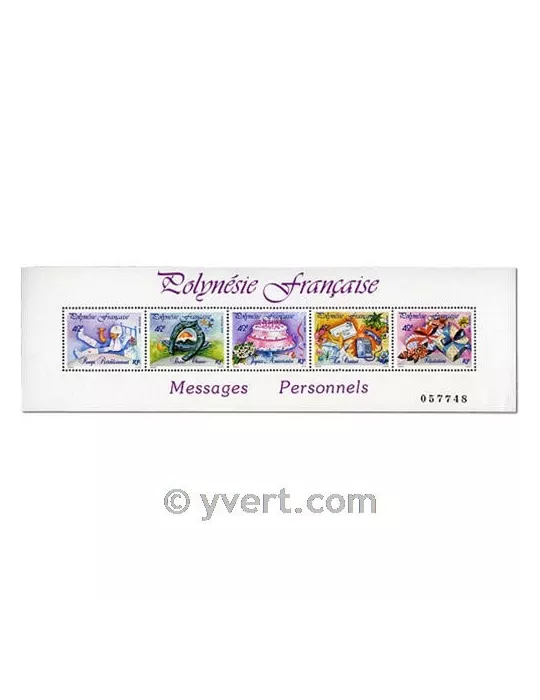 n° 16 - Timbre Polynésie Bloc et feuillets