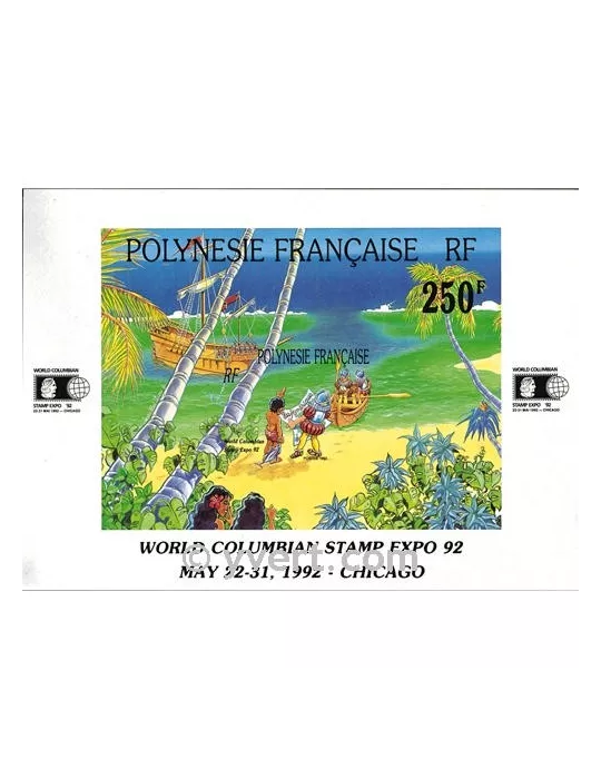 n° 20 - Timbre Polynésie Bloc et feuillets
