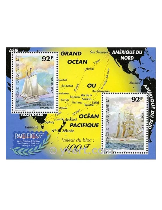 n° 22 - Timbre Polynésie Bloc et feuillets