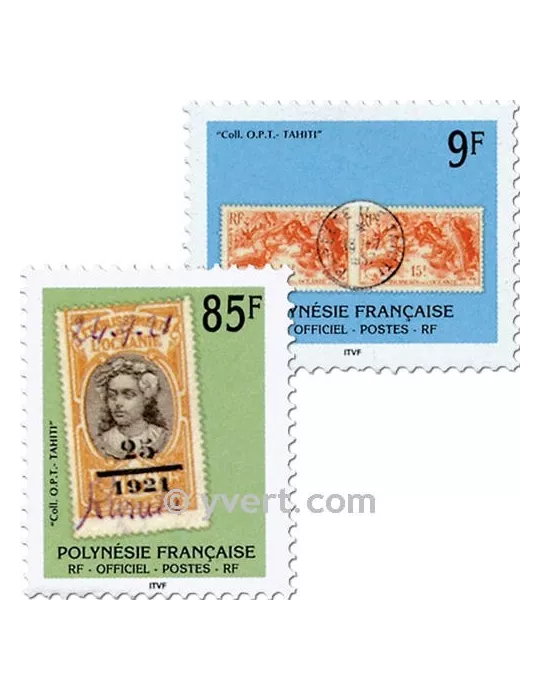 n° 27/28 - Timbre Polynésie De service