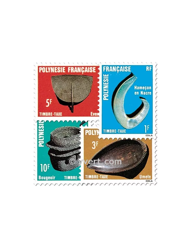 n° 4/7 - Timbre Polynésie Taxe