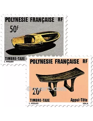 n° 8/9 - Timbre Polynésie Taxe