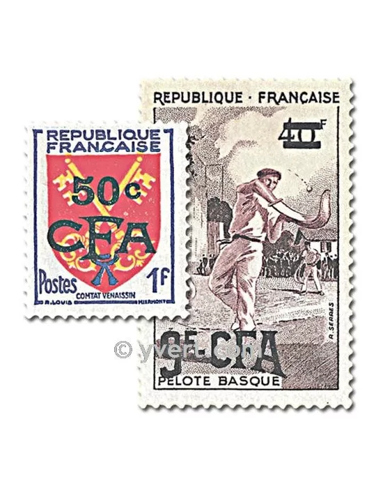 n° 320/330 - Timbre Réunion Poste
