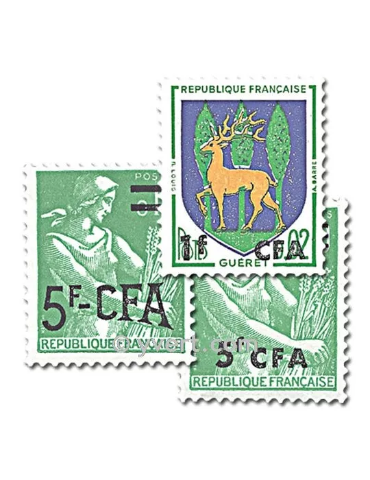 n° 342/352A - Timbre Réunion Poste