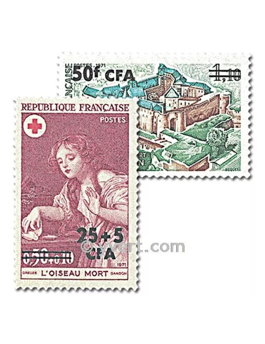 n° 404/405 - Timbre Réunion Poste