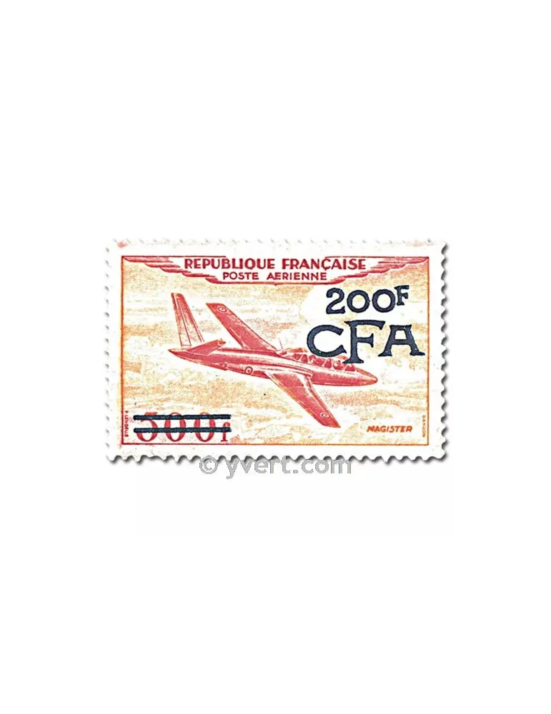 n° 52/55 - Timbre Réunion Poste aérienne