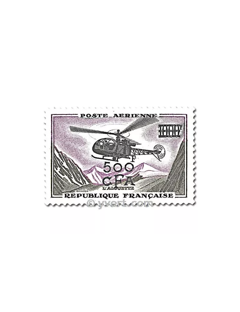 n° 56/57 - Timbre Réunion Poste aérienne