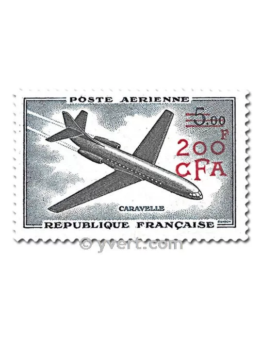 n° 58/60 - Timbre Réunion Poste aérienne