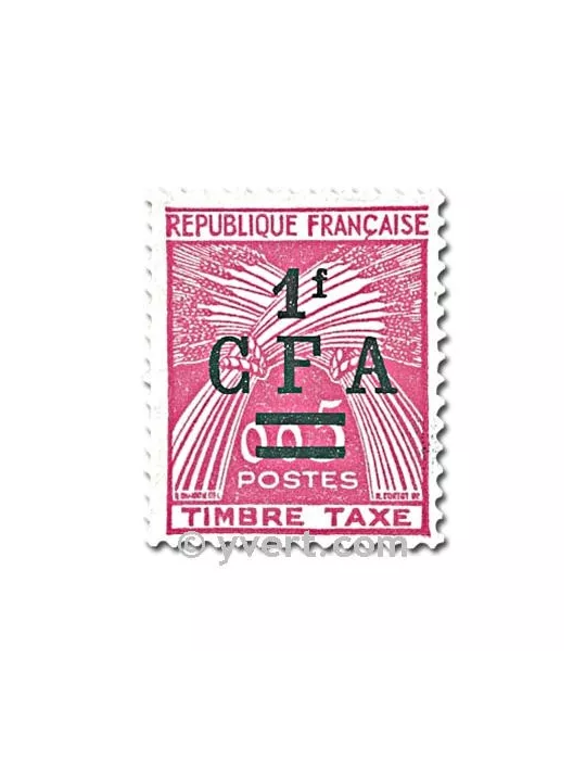 n° 45/47 - Timbre Réunion Taxe