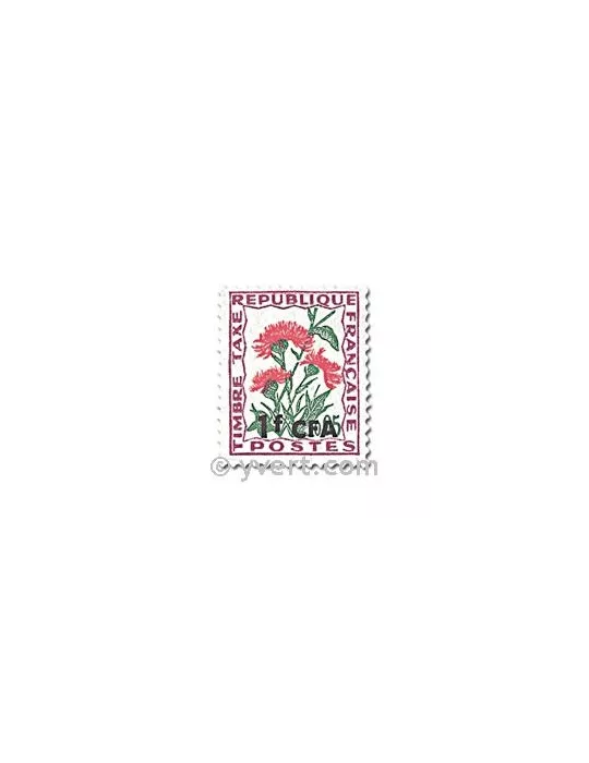 n° 48/53 - Timbre Réunion Taxe