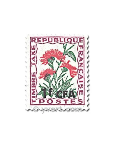 n° 48/53 - Timbre Réunion Taxe 2
