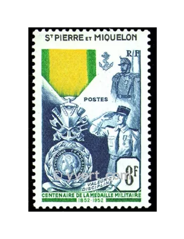n° 347 - Timbre Saint-Pierre et Miquelon Poste 2