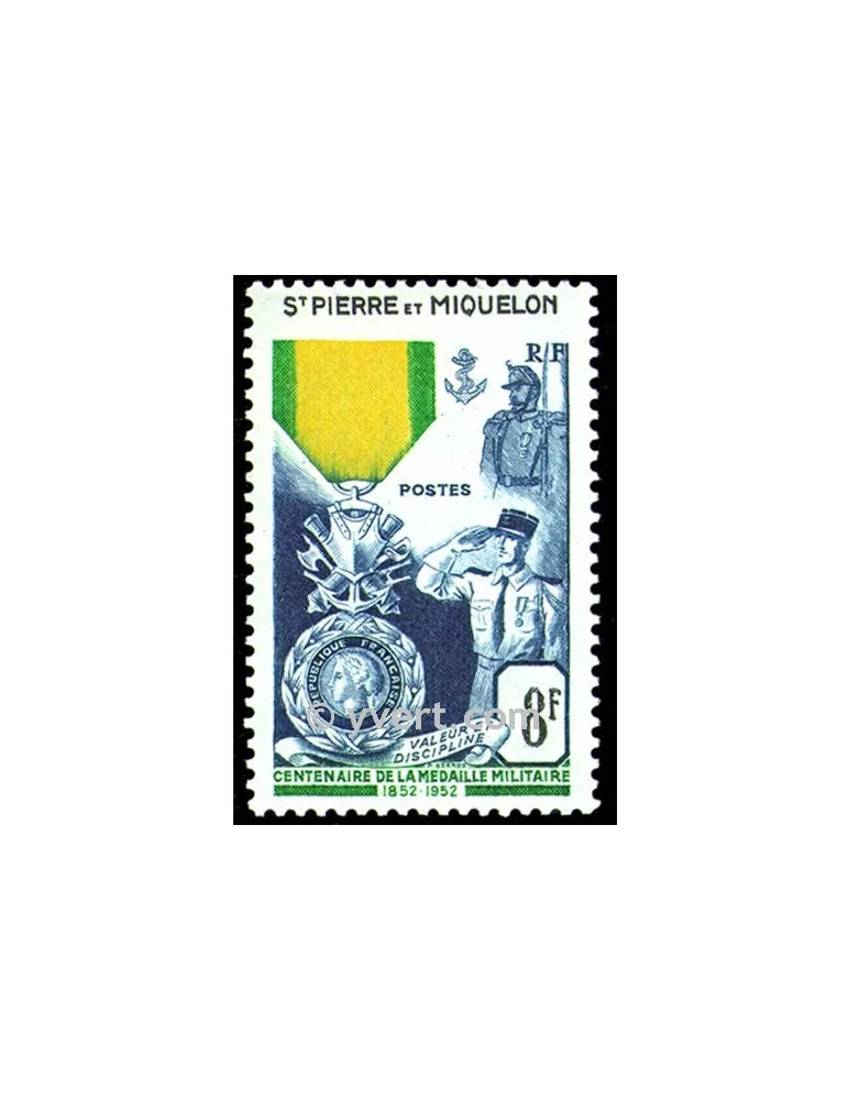 n° 347 - Timbre Saint-Pierre et Miquelon Poste