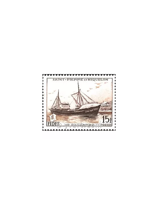 n° 352 - Timbre Saint-Pierre et Miquelon Poste