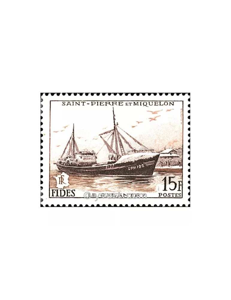 n° 352 - Timbre Saint-Pierre et Miquelon Poste