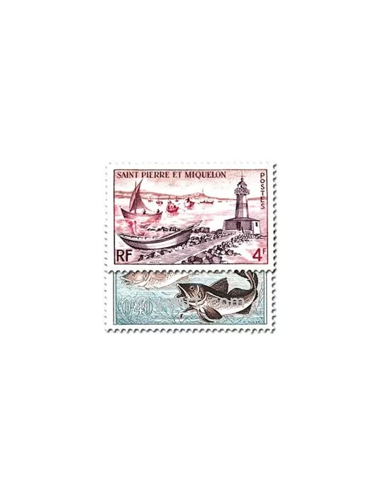 n° 353/357 - Timbre Saint-Pierre et Miquelon Poste
