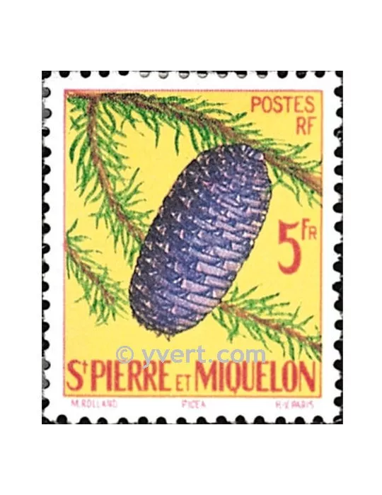 n° 359 - Timbre Saint-Pierre et Miquelon Poste