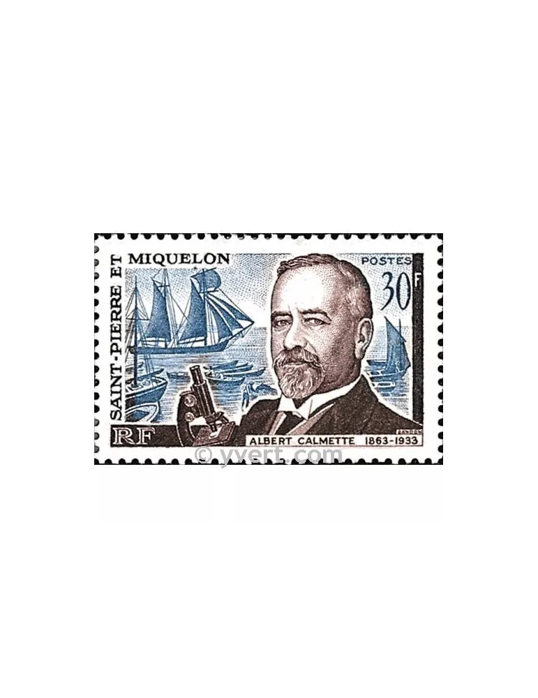 n° 368 - Timbre Saint-Pierre et Miquelon Poste