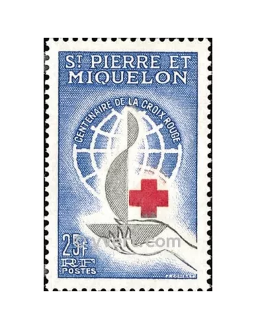 n° 369 - Timbre Saint-Pierre et Miquelon Poste 2