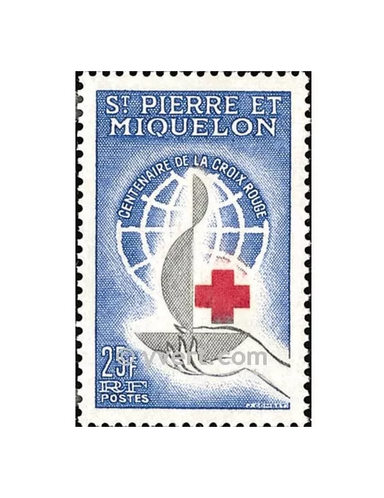 n° 369 - Timbre Saint-Pierre et Miquelon Poste