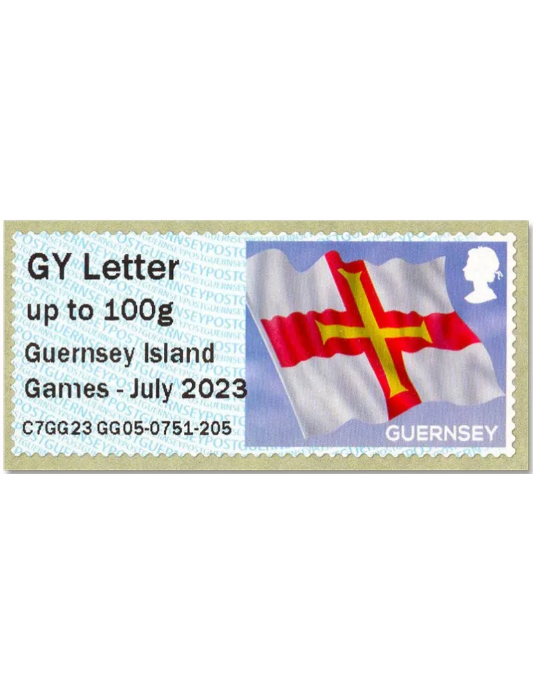 n° 114 - Timbre GUERNESEY Timbres de distributeurs