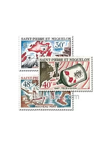n° 376/378 - Timbre Saint-Pierre et Miquelon Poste