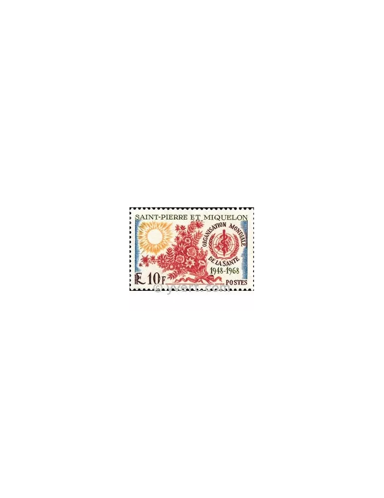 n° 379 - Timbre Saint-Pierre et Miquelon Poste